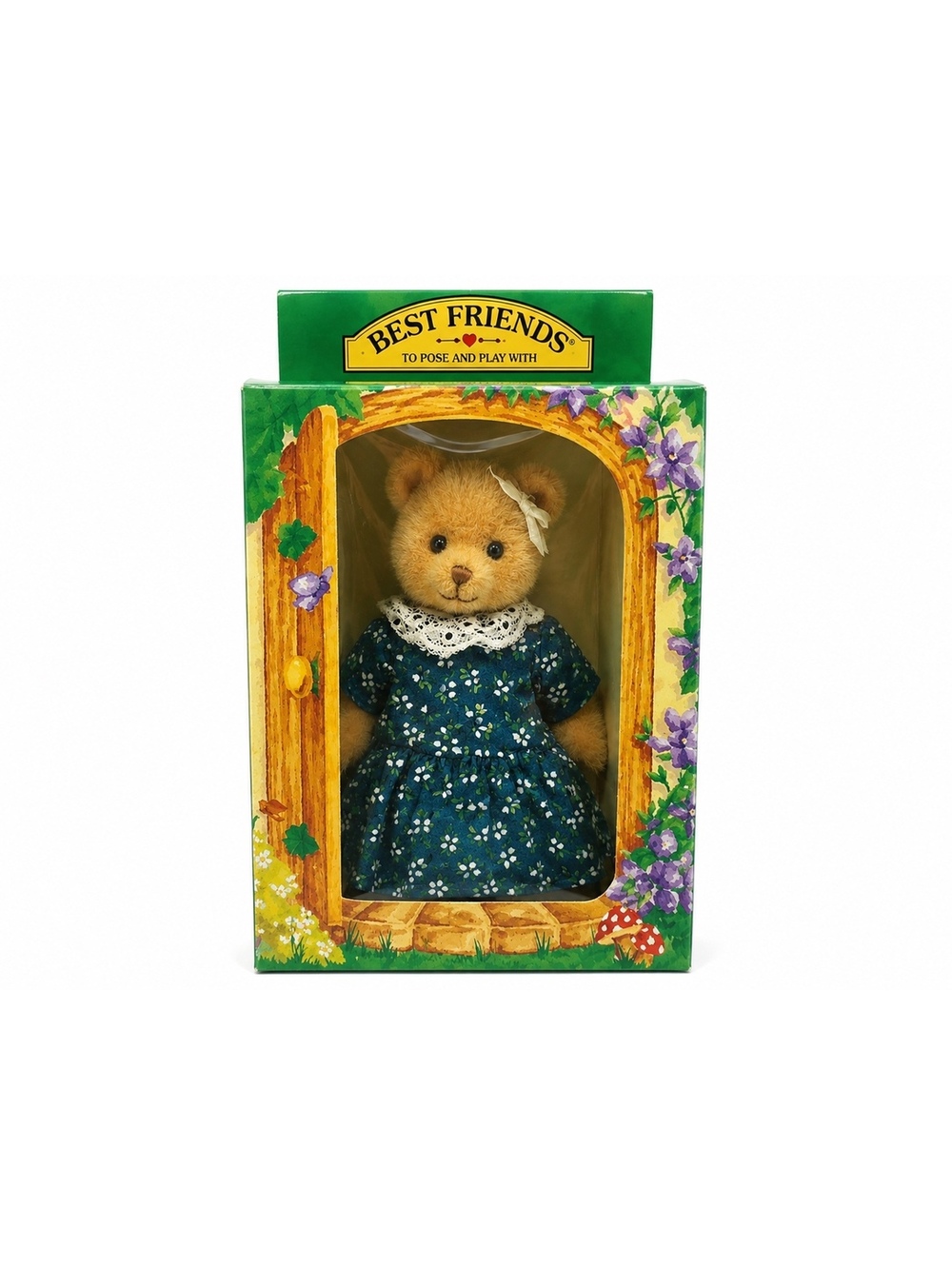 Vintage 1986 Best Friends Pose & Play Doll Figure in Original Box Korea